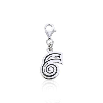 Reiki Symbol Silver Clip Charm TWC038 - Jewelry